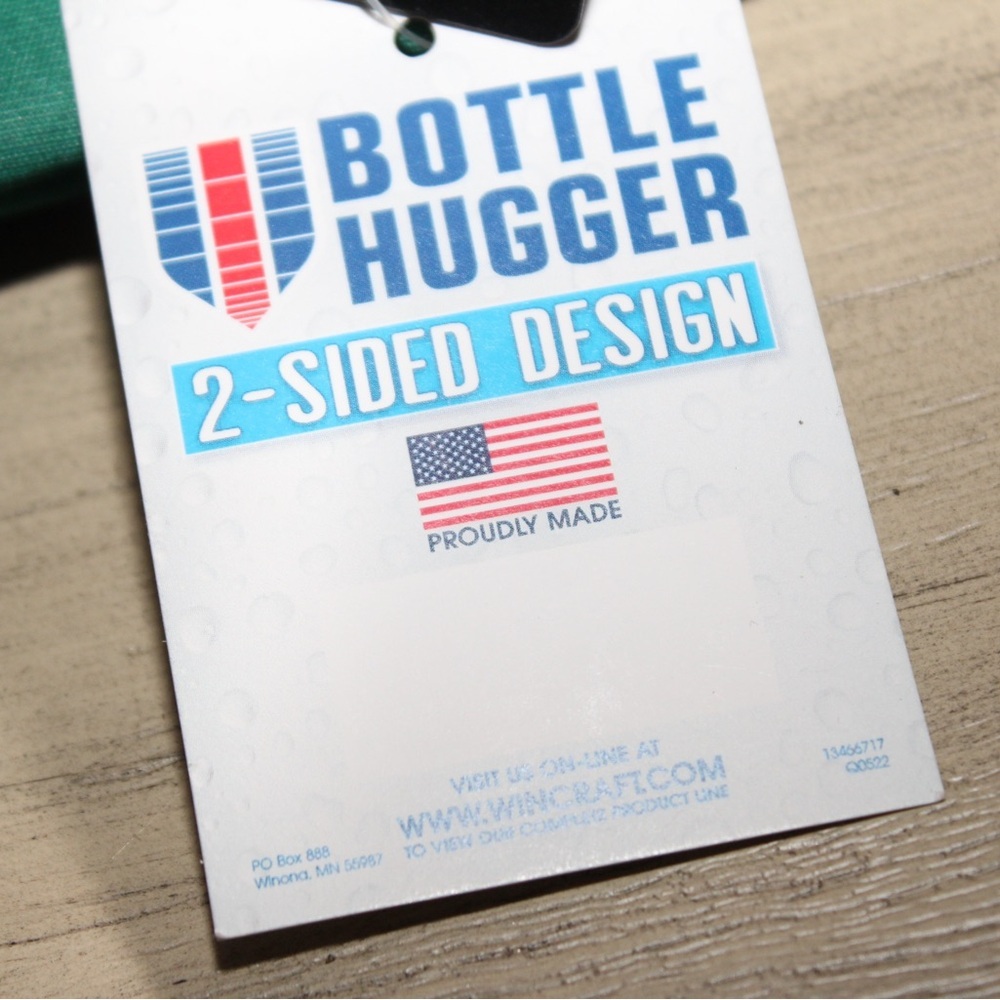 NFL NY JETS Football Bottle Hugger 2-Sided Design NWT Glass Bottle Koozie Gift - Picture 4 of 6